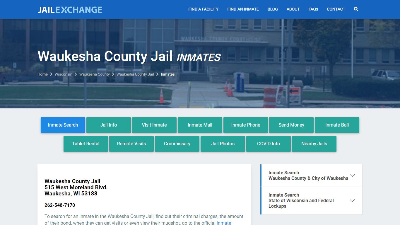 Waukesha County Jail Inmates | Arrests | Mugshots | WI